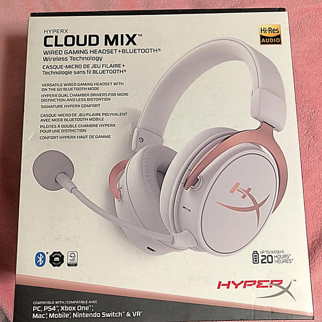 HyperX CLOUD MIX ローズゴールド