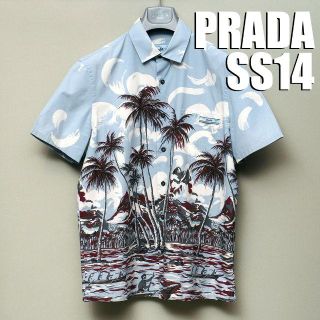 プラダ(PRADA)の稀少 PRADA 14SS ハワイアンS/Sシャツ ダイヤモンドヘッド(シャツ)