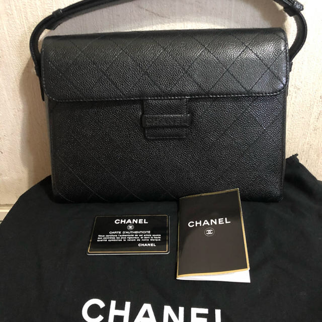 CHANEL ステッチショルダーバッグ 