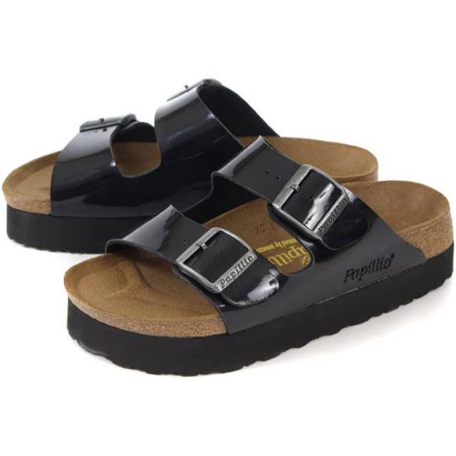 BIRKENSTOCK(ビルケンシュトック)のパピリオ ビルケンシュトックアリゾナプラットフォーム厚底サンダル レディースの靴/シューズ(サンダル)の商品写真