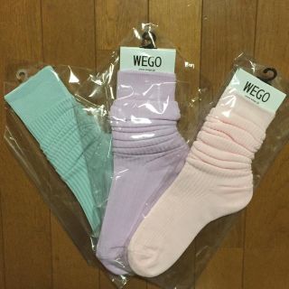 ウィゴー(WEGO)のWEGO くしゅくしゅソックス 3足(ソックス)