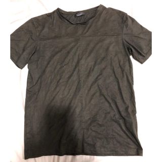 ザラ(ZARA)のZARA MAN ブラック　ティシャツ　M(Tシャツ/カットソー(半袖/袖なし))