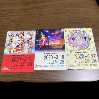 ディズニー　リゾートライン　チケット　2020(遊園地/テーマパーク)