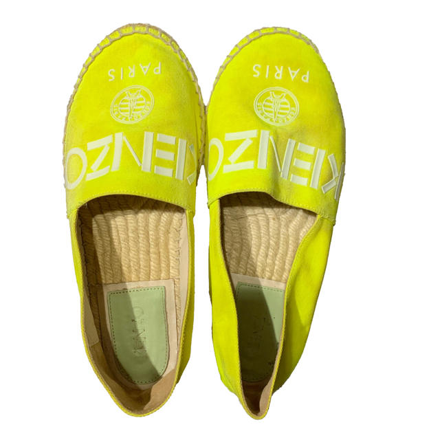 KENZO(ケンゾー)のKENZO/エスパドリーユ/蛍光イエロー レディースの靴/シューズ(スリッポン/モカシン)の商品写真