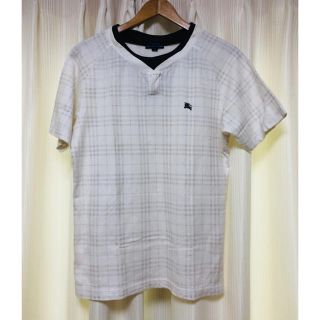 バーバリーブルーレーベル(BURBERRY BLUE LABEL)のバーバリー　ブルーレーベル　シャドーチェックTシャツ(Tシャツ/カットソー(半袖/袖なし))