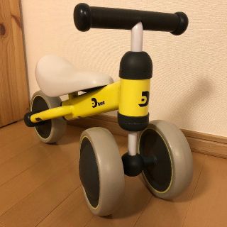 アイデス(ides)のD-bike mini イエロー(ディーバイクミニ)(三輪車)