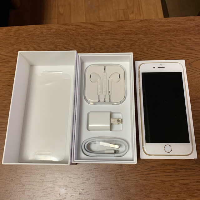 iOS1211付属品Iphone 6 Gold 128GB  美品 Docomo