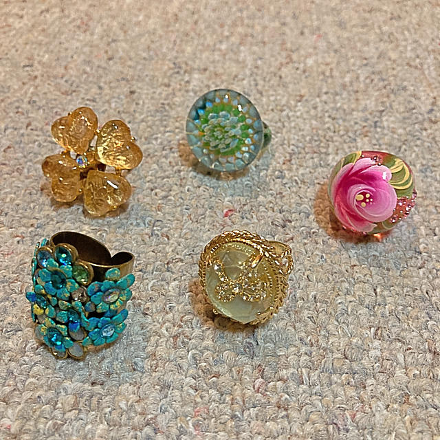 ❤️指輪　5本セット レディースのアクセサリー(リング(指輪))の商品写真