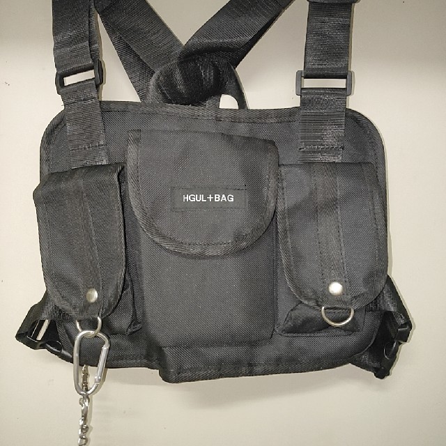 チェストバッグ チェーン付き メンズのバッグ(ボディーバッグ)の商品写真