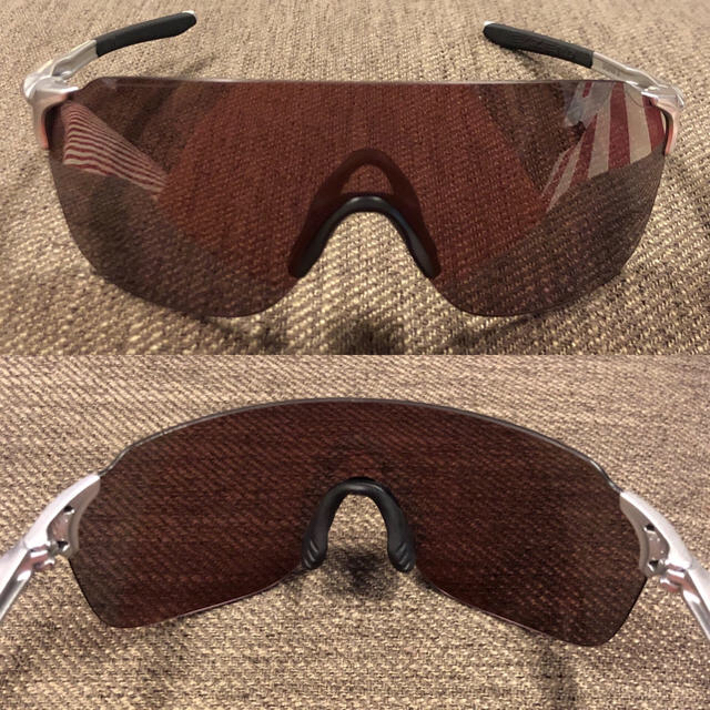 Oakley(オークリー)の【値下！美品】オークリー サングラスEVZERO STRIDE ［偏光レンズ］ メンズのファッション小物(サングラス/メガネ)の商品写真