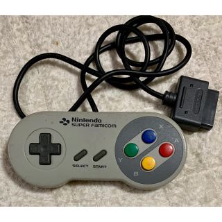 スーパーファミコン(スーパーファミコン)の【ジャンク品】スーパーファミコンコントローラー１個(その他)