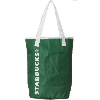 スターバックスコーヒー(Starbucks Coffee)の新品　未開封品　スターバックス　ポケッタブル　エコバッグ　グリーン　人気商品(エコバッグ)