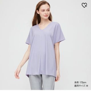 ユニクロ(UNIQLO)の新品タグ付き ユニクロ クレープジャージーチュニックM(チュニック)