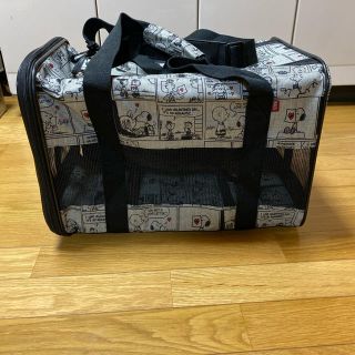 スヌーピー(SNOOPY)のSNOOPY ｽﾇｰﾋﾟｰｺﾐｯｸﾀﾝｸｷｬﾘｰ ペット用 お出掛けBAG(犬)