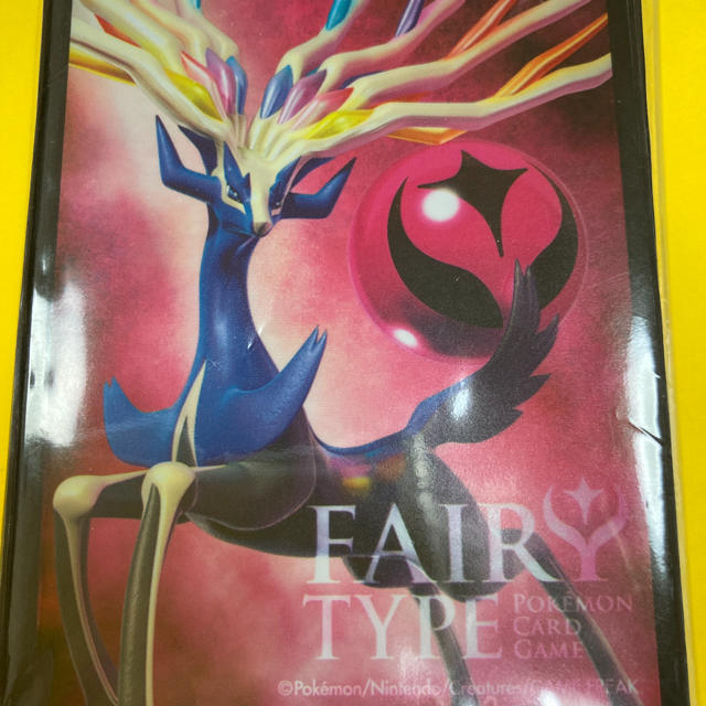 新品!未使用! ゼルネアス☆ポケカ デッキシールド スリーブ フェアリータイプ 3