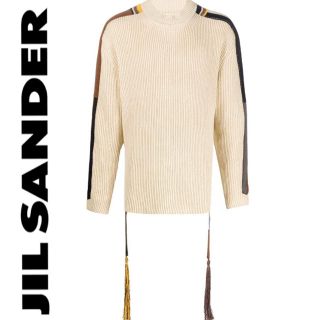 ジルサンダー(Jil Sander)の【限定価格】ジルサンダー  ニット フリンジ  デザイナーズ イタリア製 新品(ニット/セーター)