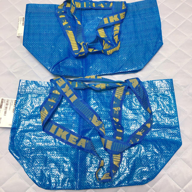 IKEA(イケア)のIKEA買い物袋(2枚セット) レディースのバッグ(ショップ袋)の商品写真