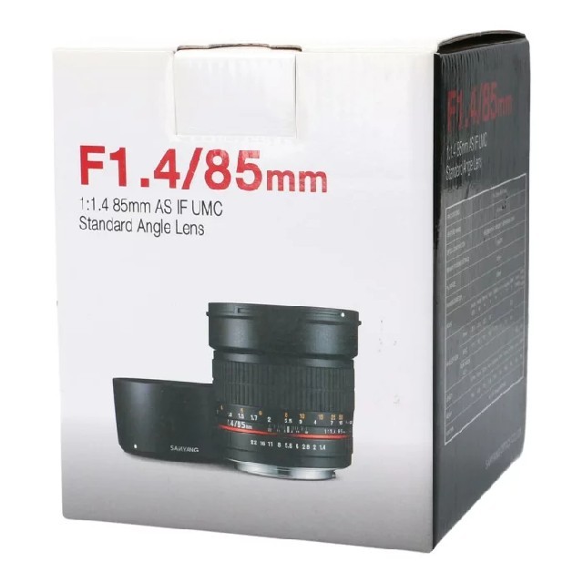 samyang 85mm f1.4 Canon EFマウント