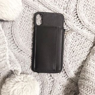 ムルーア(MURUA)の【新品】MURUA iPhoneX,XSケース/ブラック(iPhoneケース)