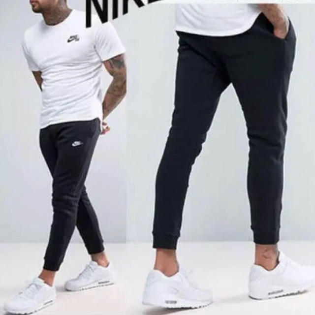 NIKE(ナイキ)のNIKE フレンチテリー スリム ジョガーパンツ 黒 S 新品未使用 メンズのパンツ(その他)の商品写真