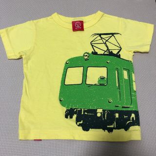 オジコ　OJICO 半袖Tシャツ　カエルの電車　4A 100㎝くらい(Tシャツ/カットソー)