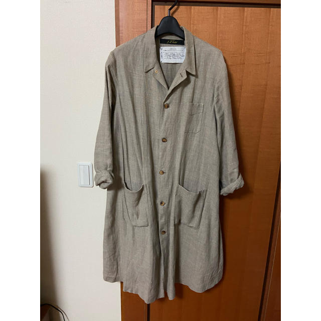 ARCHIVIO J.M. Ribot vintage  hemp coat メンズのジャケット/アウター(チェスターコート)の商品写真