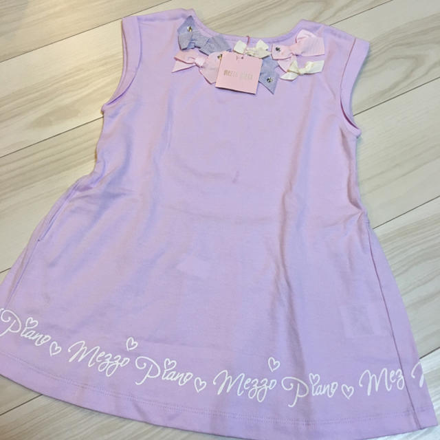 mezzo piano(メゾピアノ)の定価以下❤️新品＊メゾピアノ  ワンピース 110 キッズ/ベビー/マタニティのキッズ服女の子用(90cm~)(ワンピース)の商品写真