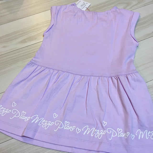 mezzo piano(メゾピアノ)の定価以下❤️新品＊メゾピアノ  ワンピース 110 キッズ/ベビー/マタニティのキッズ服女の子用(90cm~)(ワンピース)の商品写真