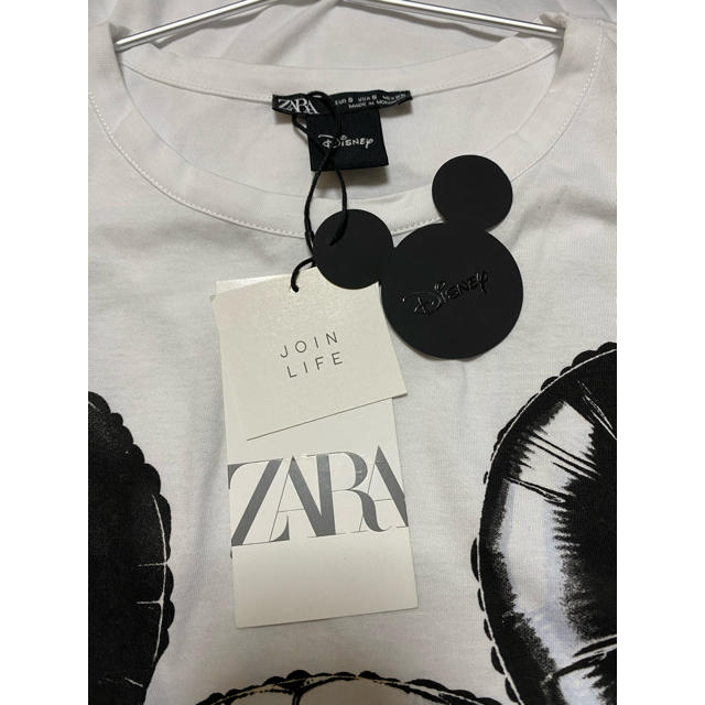 ZARA(ザラ)のZARA JOINLIFE ミッキーTシャツ Disney サイズS レディースのトップス(Tシャツ(半袖/袖なし))の商品写真