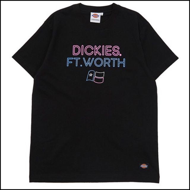 Dickies(ディッキーズ)のDickies ネオン調　プリントTシャツ ブラックM　[新品] メンズのトップス(Tシャツ/カットソー(半袖/袖なし))の商品写真