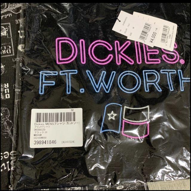 Dickies(ディッキーズ)のDickies ネオン調　プリントTシャツ ブラックM　[新品] メンズのトップス(Tシャツ/カットソー(半袖/袖なし))の商品写真