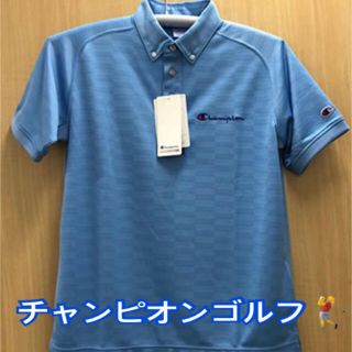 チャンピオン(Champion)のCHAMPION/チャンピオン【メンズ】 半袖ポロシャツ　ブルー　XL(ポロシャツ)