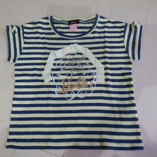 バービー(Barbie)の新品 Barbie リボン カットソー Tシャツ 150センチ(Tシャツ/カットソー)