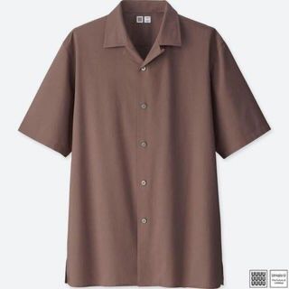 ルメール(LEMAIRE)の【極美品】ユニクロU オープンカラーシャツ(シャツ)