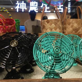 台湾 USB扇風機 TATUNG 大同 レトロ グリーン(扇風機)