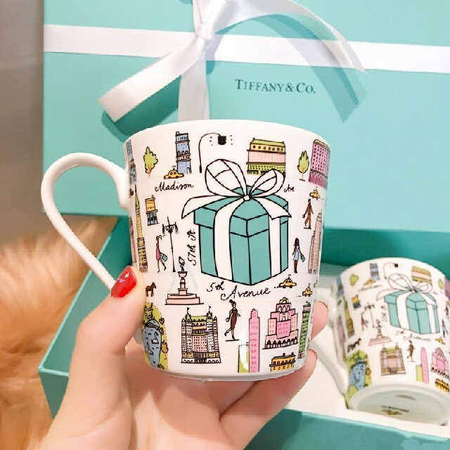 Tiffany & Co. - Tiffany ティファニー マグカップ ペア 結婚祝い 食器 グラス 2点セッの通販 by ゴトウ's