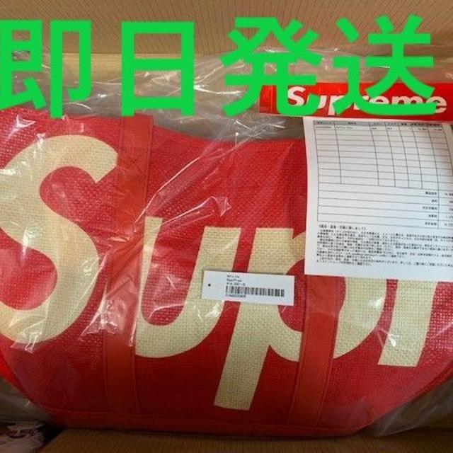 Supreme(シュプリーム)のSupreme Raffia Tote Red メンズのバッグ(トートバッグ)の商品写真