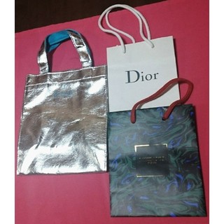 ディオール(Dior)のショップ袋とポーチの 3点(ショップ袋)