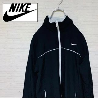 ナイキ(NIKE)の大人気★NIKE ナイキ ジャケット★黒色★長袖★上着★ポリエステル(ナイロンジャケット)