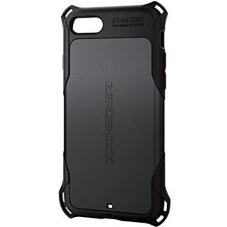 エレコム(ELECOM)のiPhoneSE/8/7用 衝撃吸収ZEROSHOCKフィルム付ケース 新品(iPhoneケース)