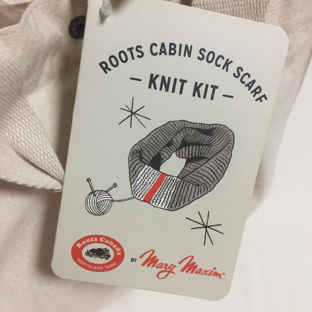 ROOTS ニットキット エコバッグ バッグ トートバッグ ルーツ