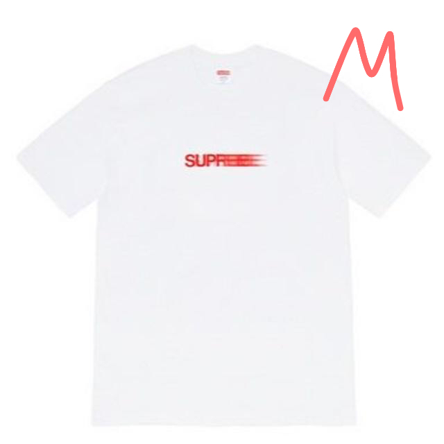 Supreme Motion Logo Tee White M メンズのトップス(Tシャツ/カットソー(半袖/袖なし))の商品写真