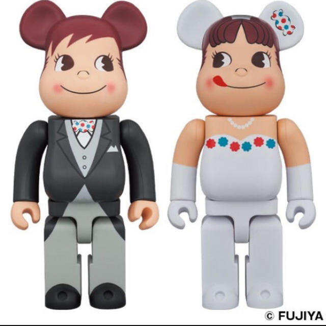 BE@RBRICK ウェディング ペコちゃん & ポコちゃん400％2体セット