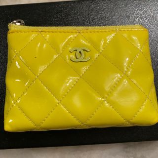 シャネル(CHANEL)のシャネル　Chanel レア　コインケース　ネオンイエロー　財布(財布)