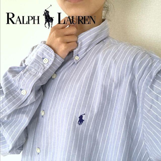 Ralph Lauren(ラルフローレン)のラルフローレン RALPH LAUREN ワンポイント ロゴ ストライプ シャツ メンズのトップス(シャツ)の商品写真