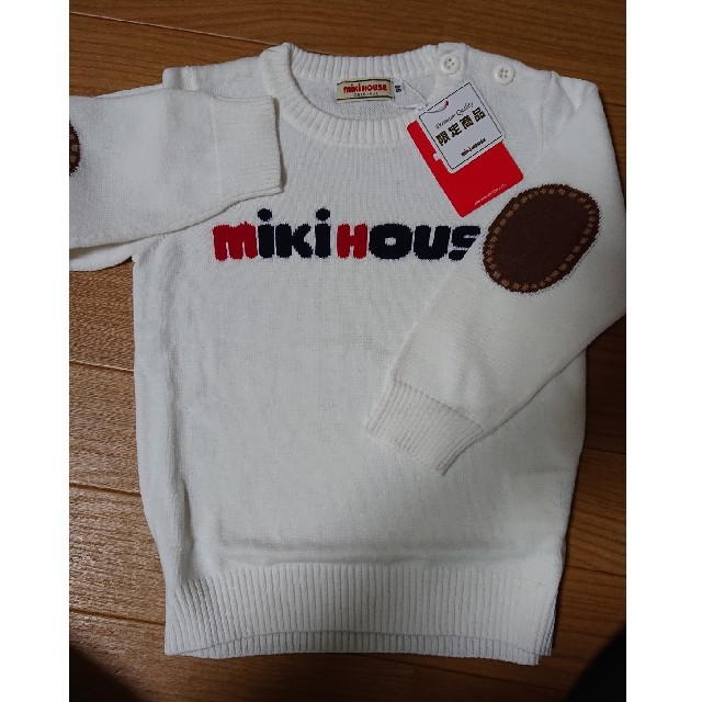 mikihouse(ミキハウス)の【新品】MIKI HOUSE 薄手ニット90㎝ キッズ/ベビー/マタニティのキッズ服男の子用(90cm~)(ニット)の商品写真