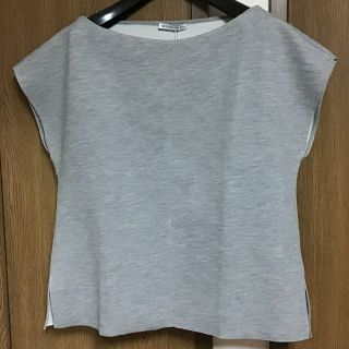 ザラ(ZARA)のZARA  ☆  ボートネック ☆ ボンチ素材 トップス(Tシャツ(半袖/袖なし))