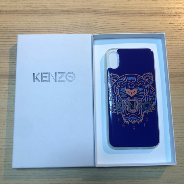 KENZO ブルー タイガー iPhone X/XS ケース スマホ/家電/カメラのスマホアクセサリー(iPhoneケース)の商品写真