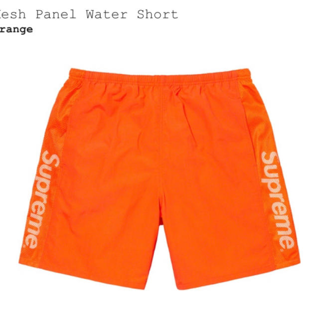 Supreme(シュプリーム)のMesh Panel Water Short M メンズの水着/浴衣(水着)の商品写真