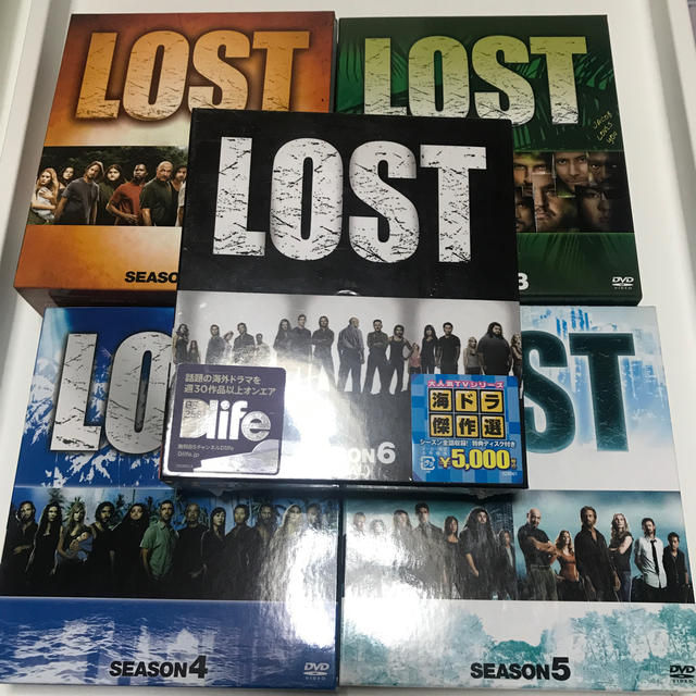LOST　コンパクトBOX DVD シーズン2からシーズン6